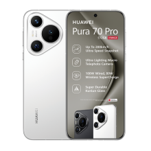 Huawei Pura 70 Pro, Dual-SIM, 12GB RAM, 512GB, 4G, White at Lowest price in Dubai, Sharjah, Ajman, Abu Dhabi, UAE